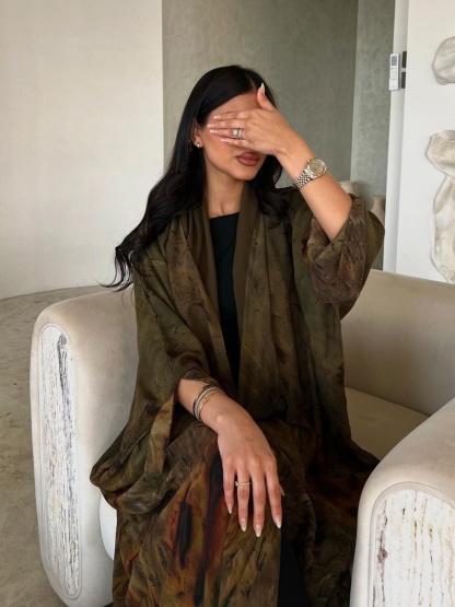 Chiffon Printed Fashion Outer Robe