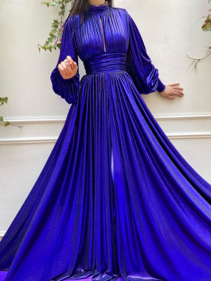 Sexy Waist Halter Neck Casual Dresses