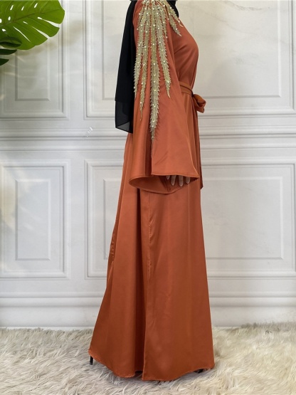 Pearl Panelled Robe Casual Dresses