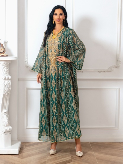 Beaded Embroidery Embroidered Robe