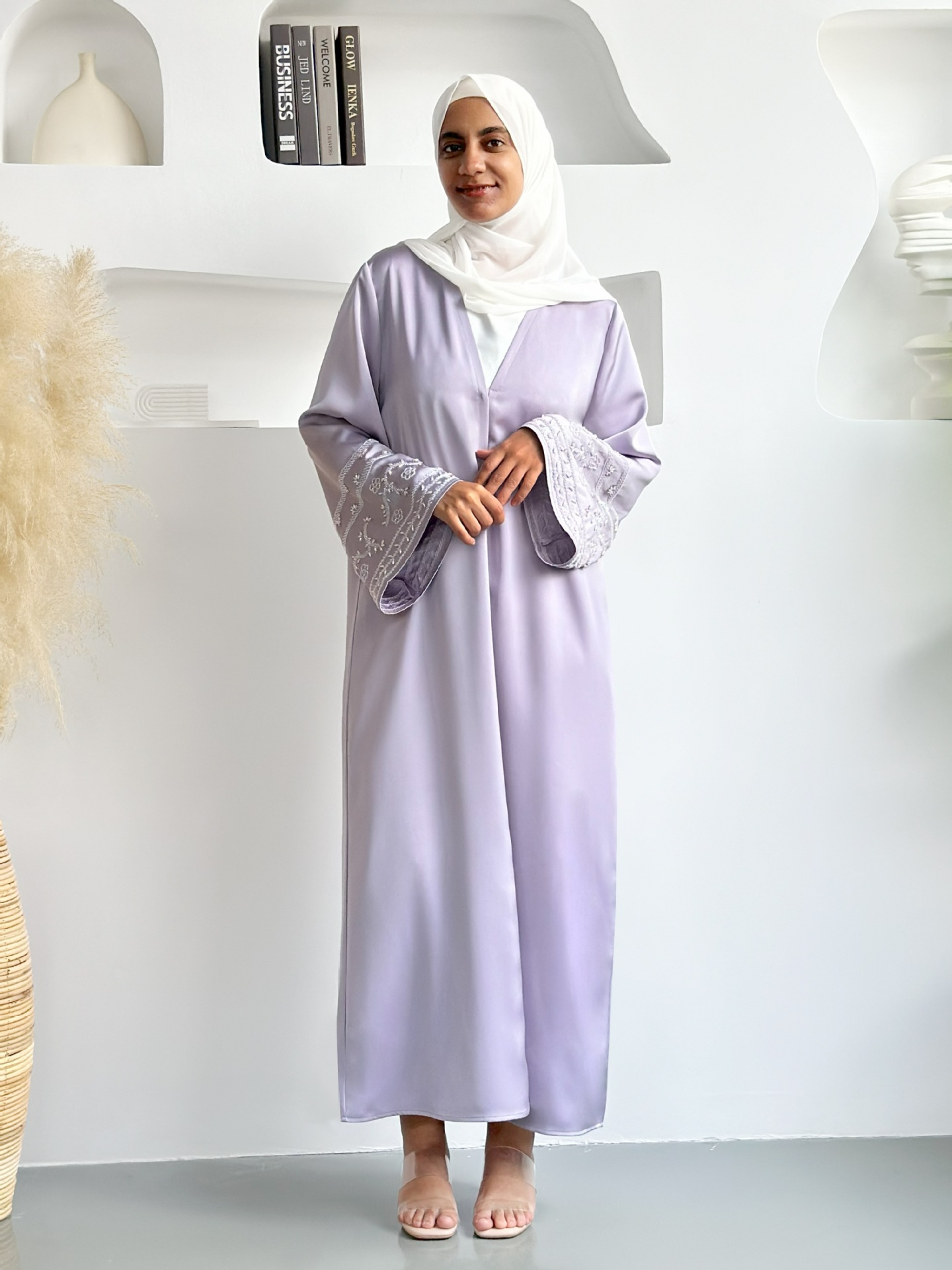 Beaded Elegant Cardigan Abaya