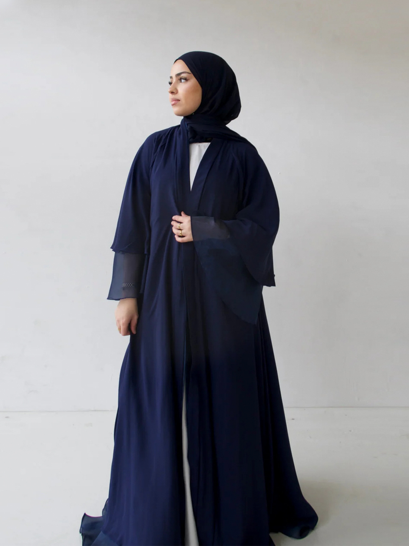 Reversible Wearable Solid Abaya