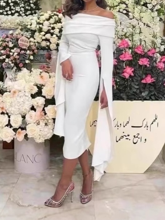 Off-Shoulder  Sexy Elegant Dress