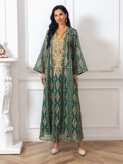 Beaded Embroidery Embroidered Robe