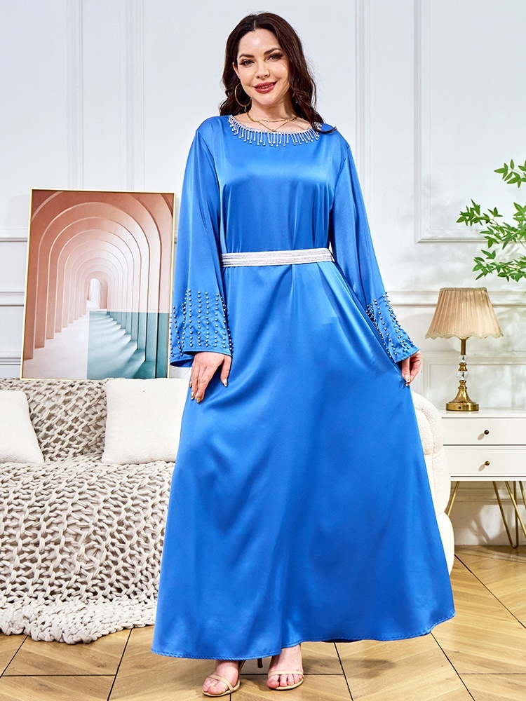 Luxury Diamond Long Pendulum Casual Dresses