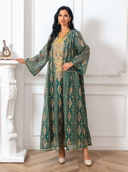 Beaded Embroidery Embroidered Robe