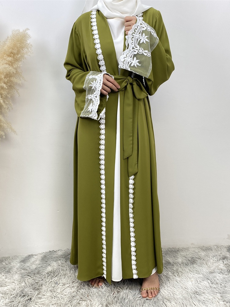 Slim Fit Embroidered Casual Abaya