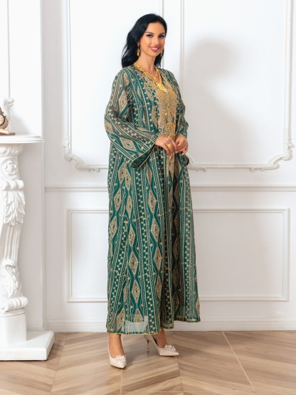 Beaded Embroidery Embroidered Robe
