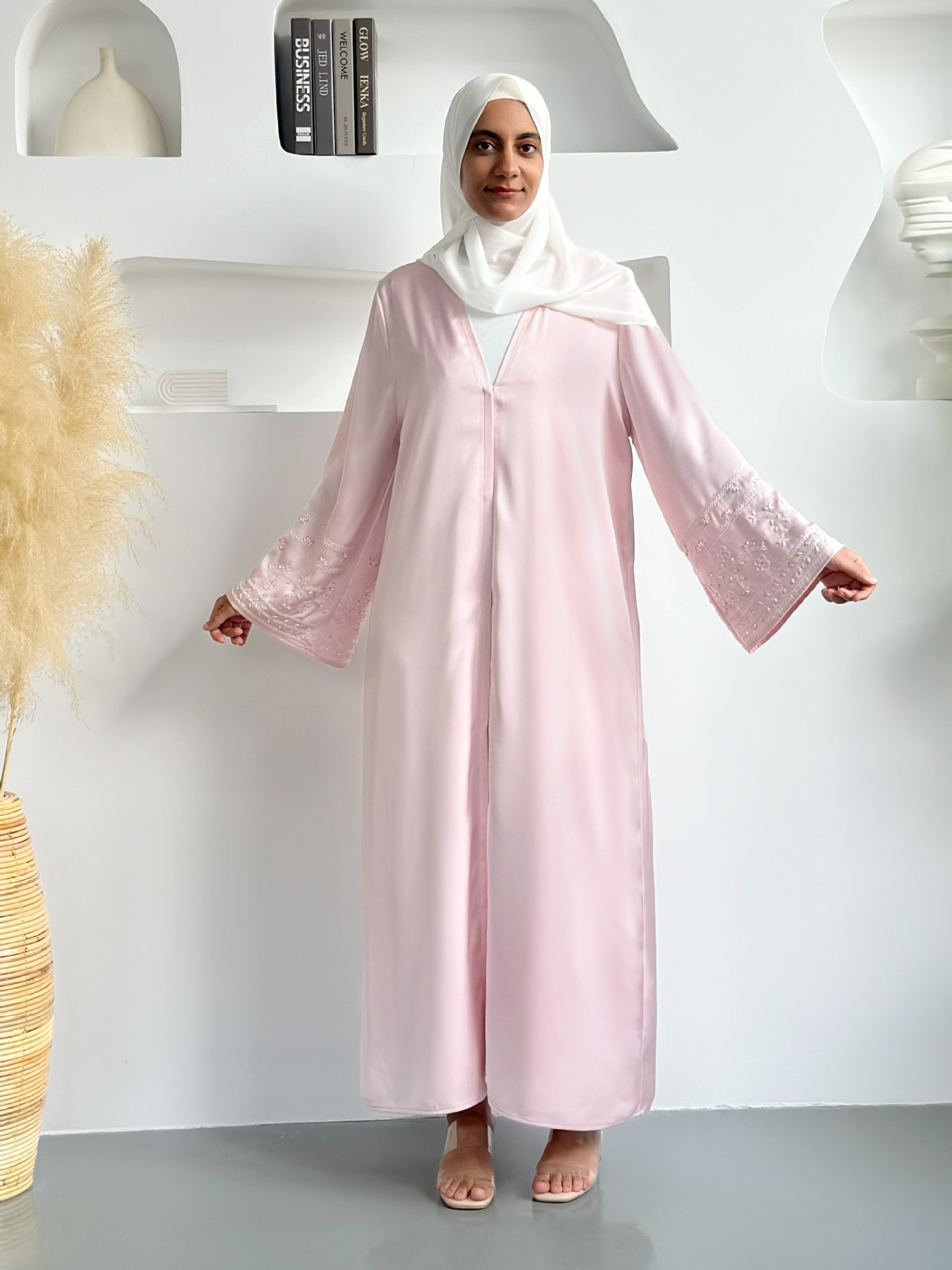 Beaded Elegant Cardigan Abaya