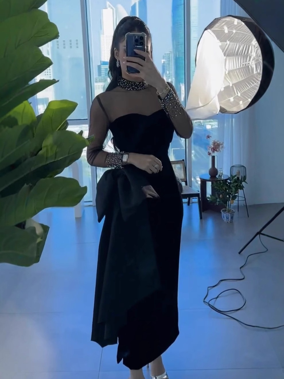 Elegant Velvet Evening Gown Luxury Dress
