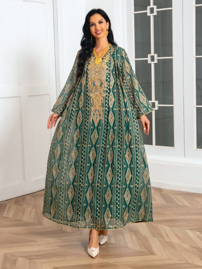 Beaded Embroidery Embroidered Robe