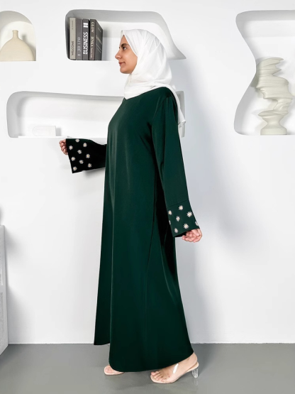 Embroidered Little Daisy Abaya