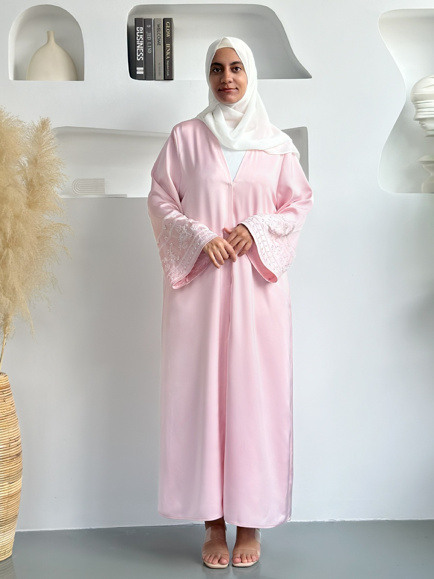 Beaded Elegant Cardigan Abaya