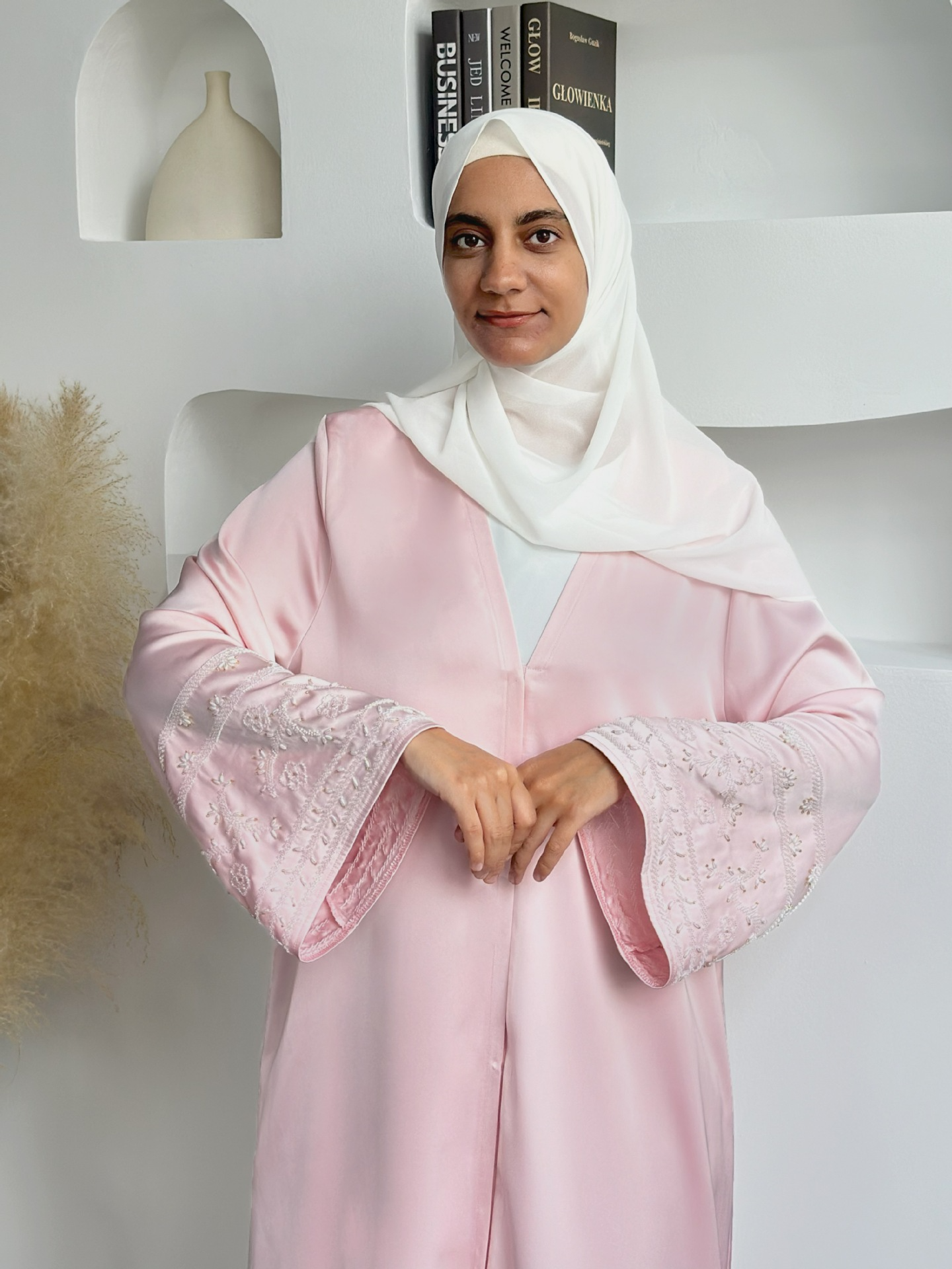 Beaded Elegant Cardigan Abaya