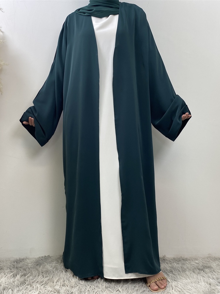 Long sleeve patchwork Casual Abaya