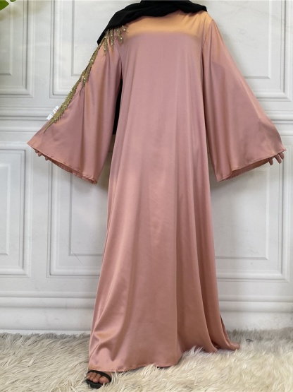 Pearl Panelled Robe Casual Dresses