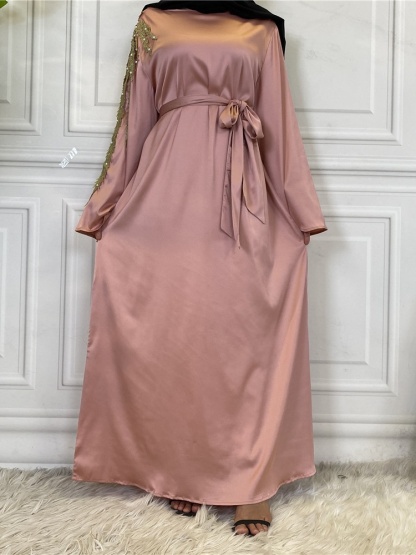 Pearl Panelled Robe Casual Dresses