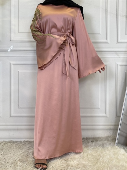 Pearl Panelled Robe Casual Dresses