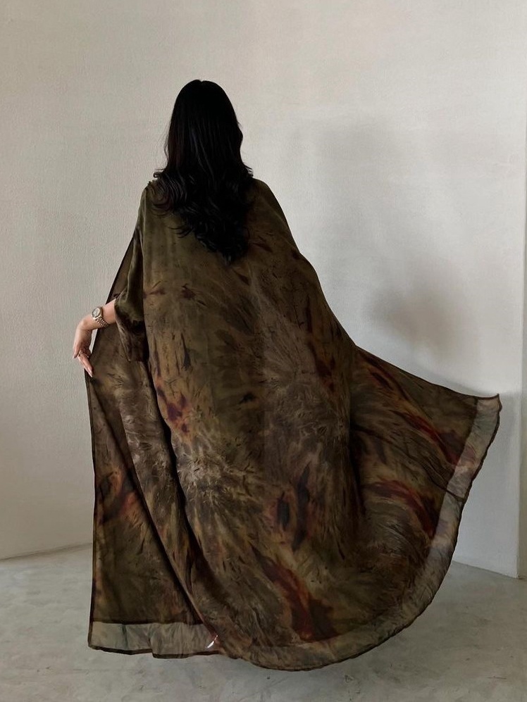 Chiffon Printed Fashion Outer Robe