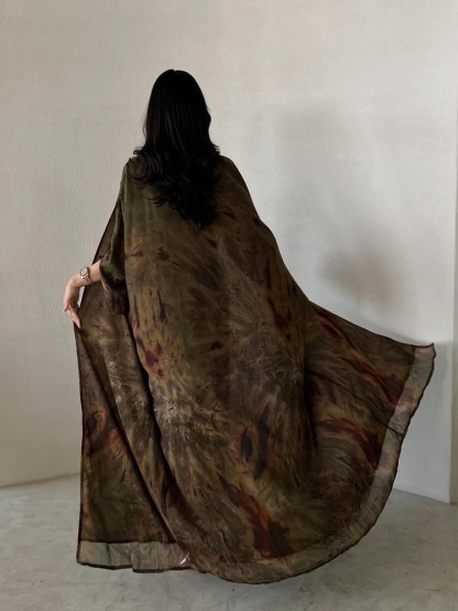 Chiffon Printed Fashion Outer Robe