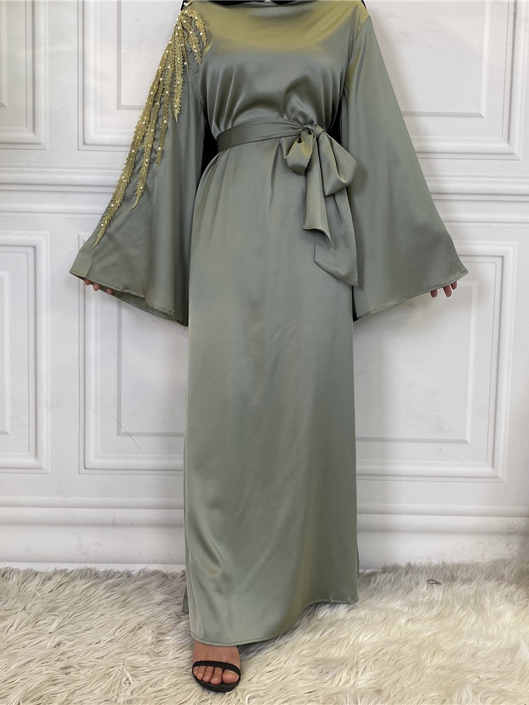 Pearl Panelled Robe Casual Dresses