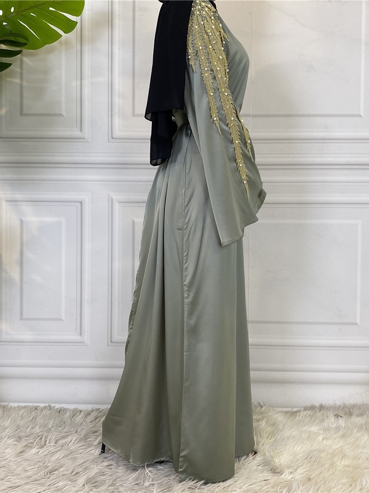 Pearl Panelled Robe Casual Dresses