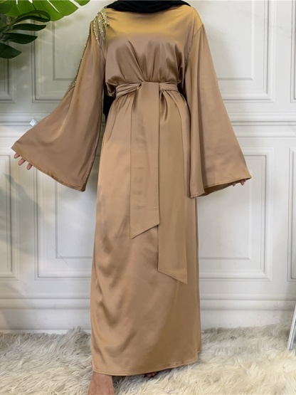 Pearl Panelled Robe Casual Dresses
