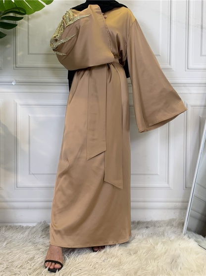 Pearl Panelled Robe Casual Dresses