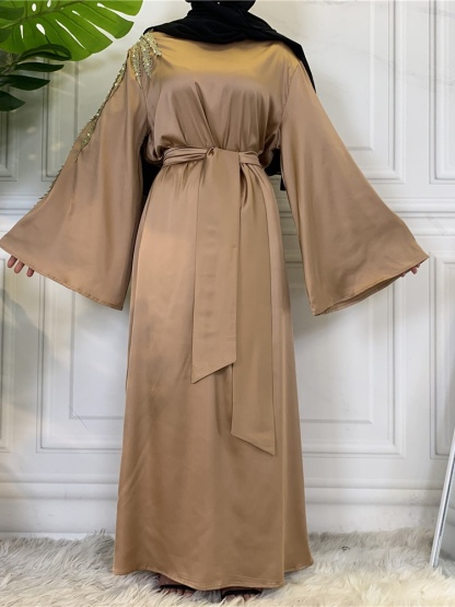 Pearl Panelled Robe Casual Dresses