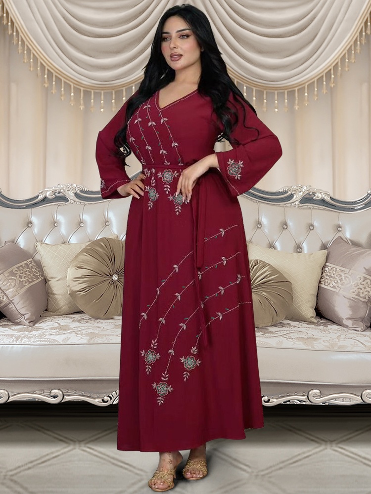 Comfortable Basics Rhinestone Robe Dress