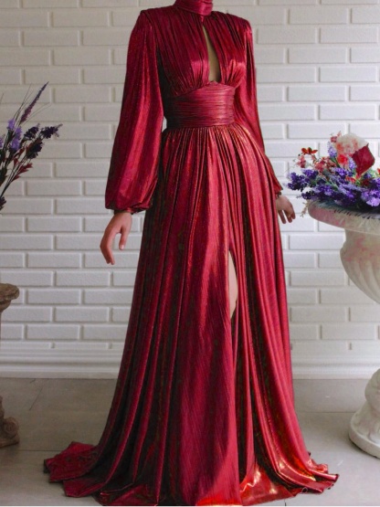 Sexy Waist Halter Neck Casual Dresses
