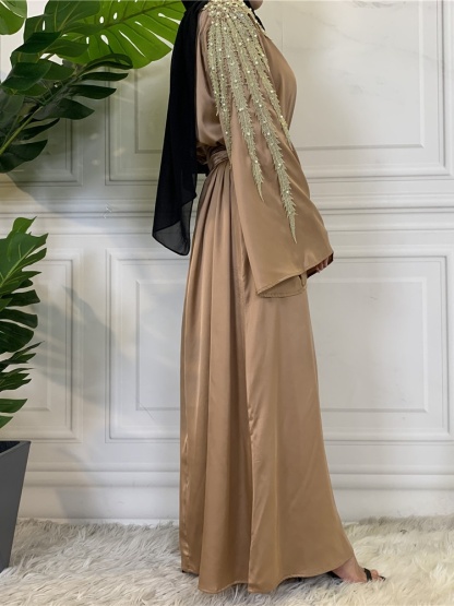 Pearl Panelled Robe Casual Dresses