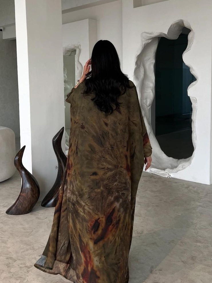 Chiffon Printed Fashion Outer Robe