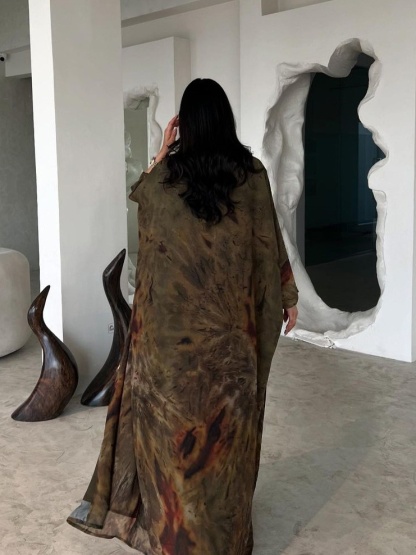 Chiffon Printed Fashion Outer Robe