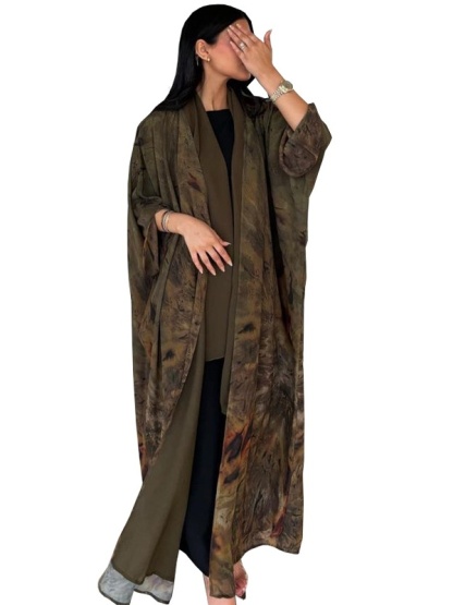 Chiffon Printed Fashion Outer Robe
