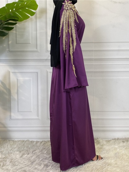 Pearl Panelled Robe Casual Dresses