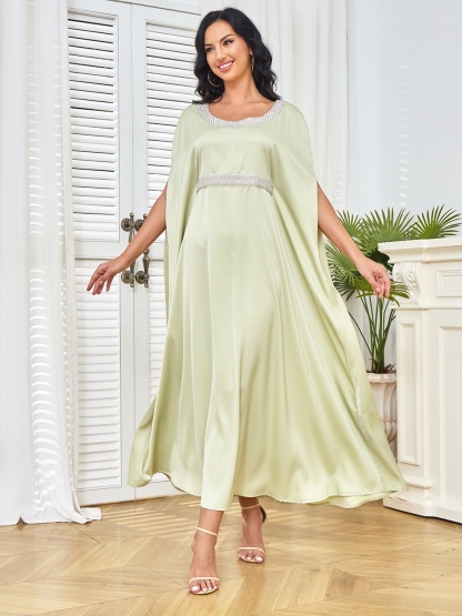 Elegant Beadwork Casual Dresses