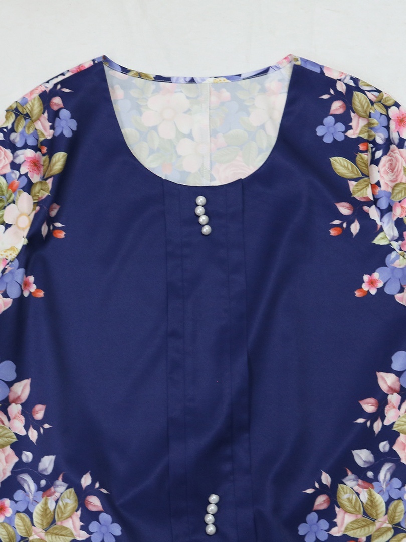 New Style Printed Dress Muslim Robe