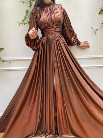 Sexy Waist Halter Neck Casual Dresses