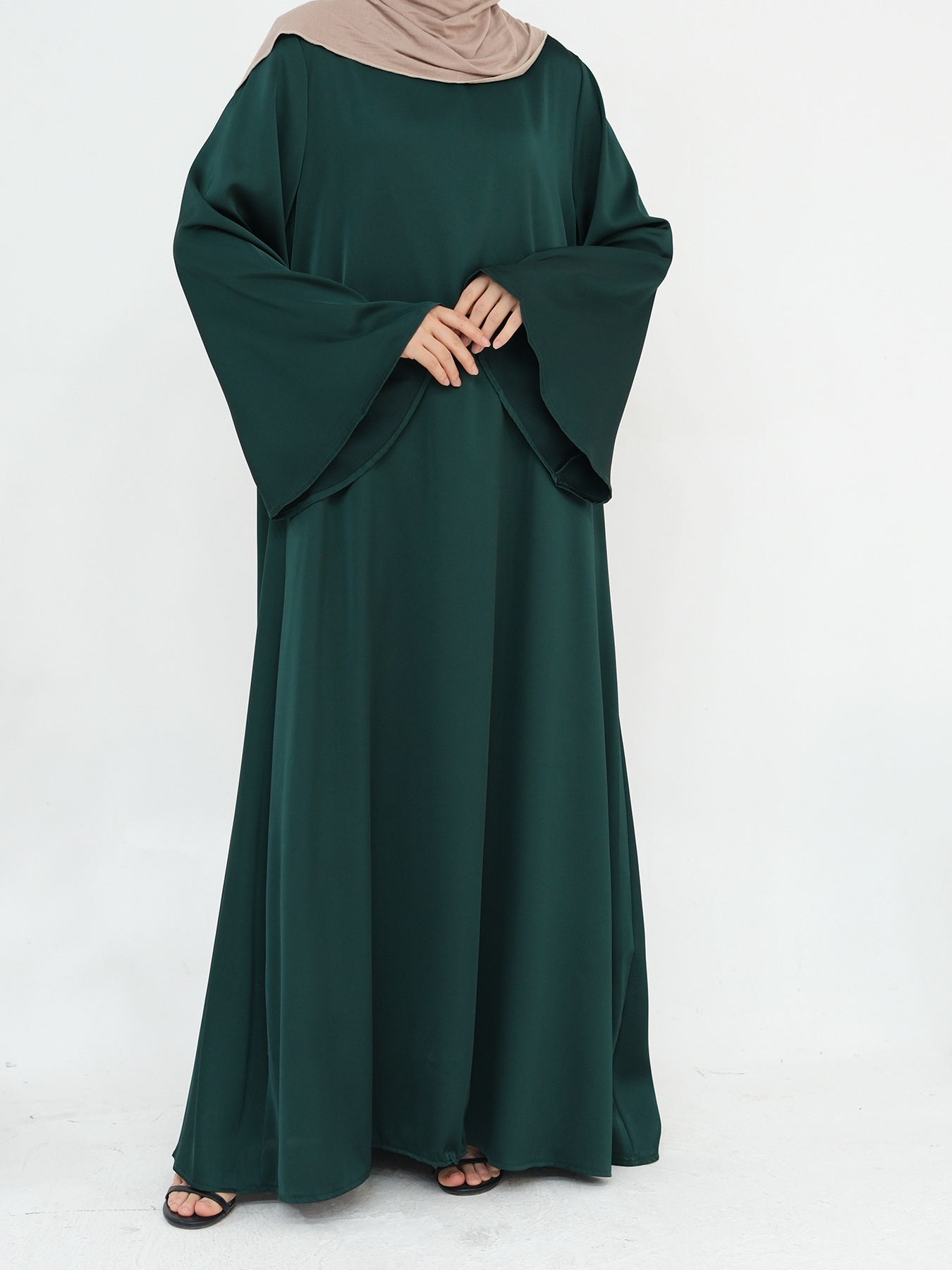 Drawstring Waist Solid Color Lace-Up Elegant Dress