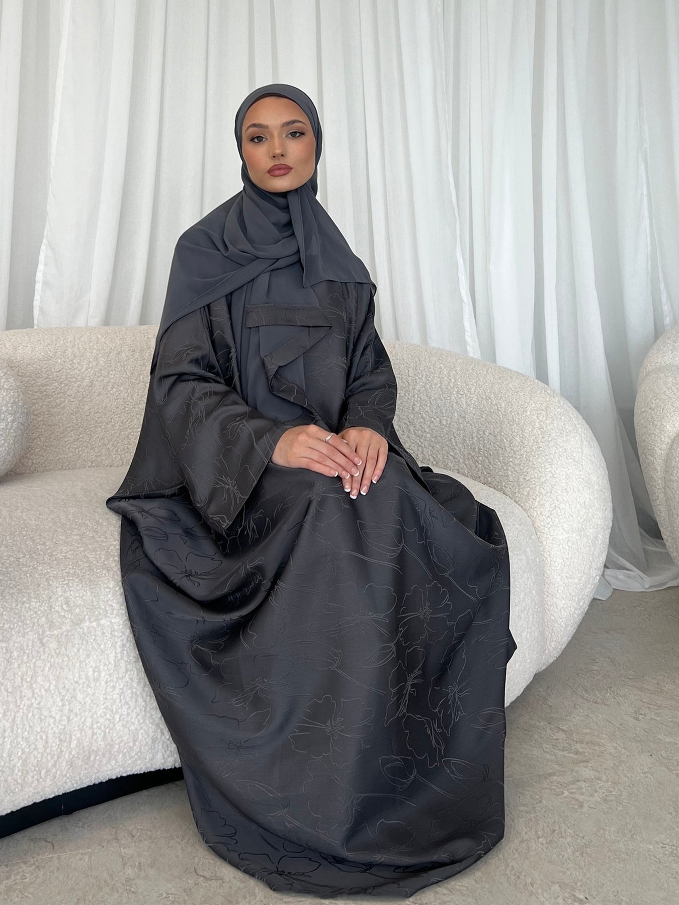 Jacquard Patterns Abaya