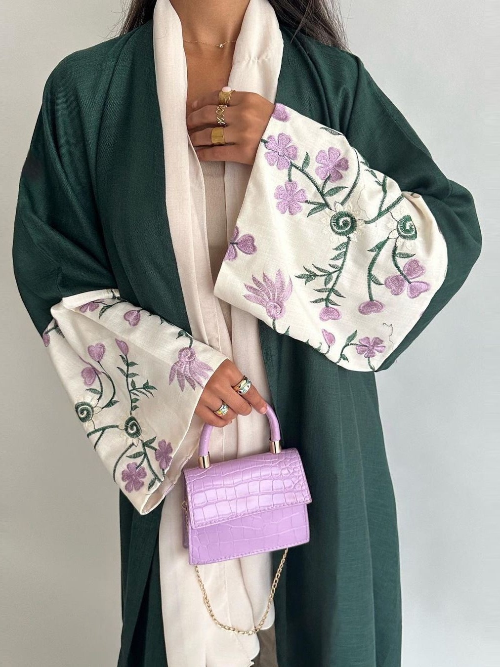 Embroidery Loose Abaya