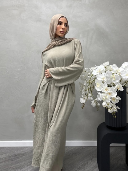 Twill Tie Elegant Dress