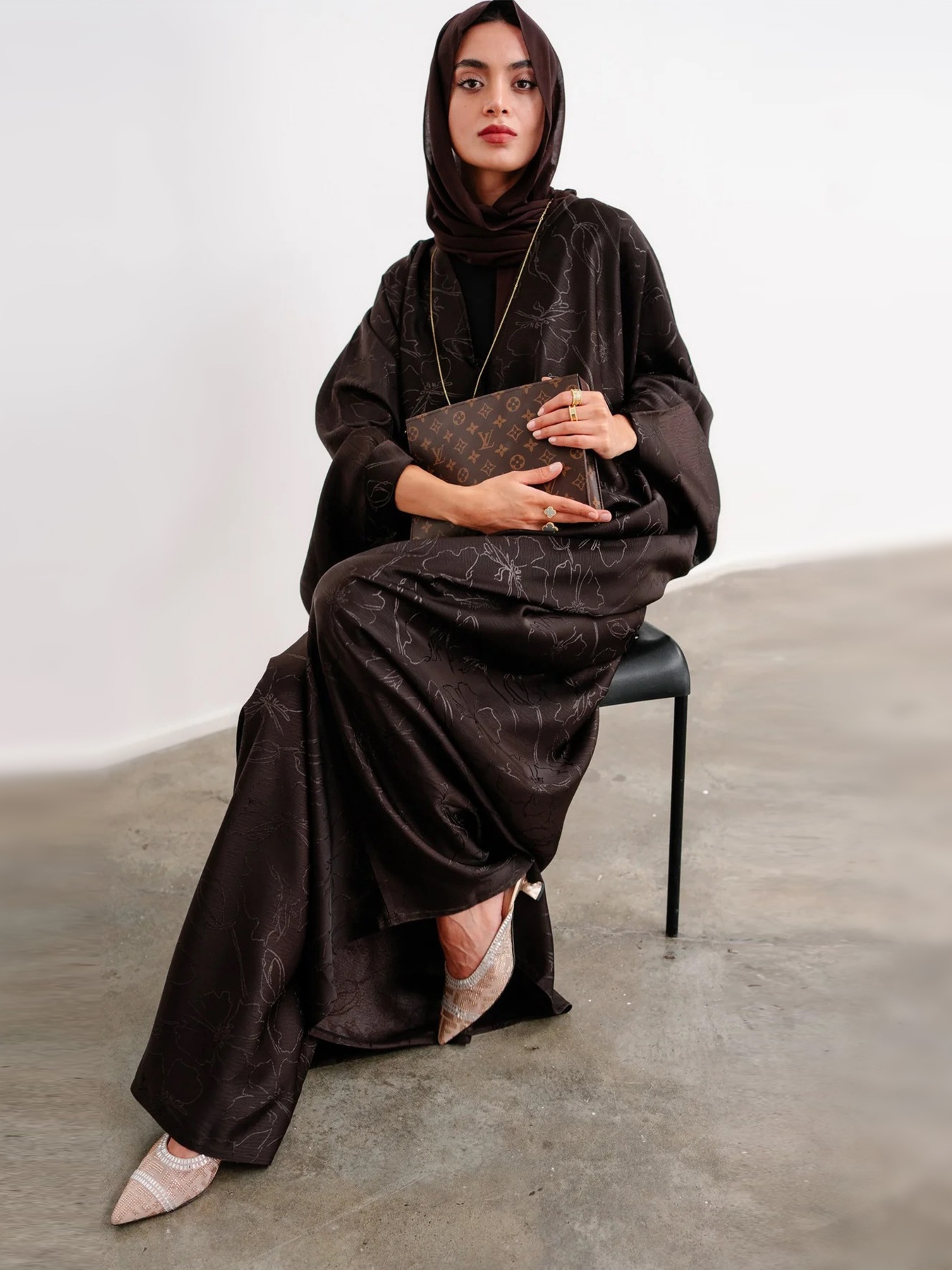 Jacquard Patterns Abaya
