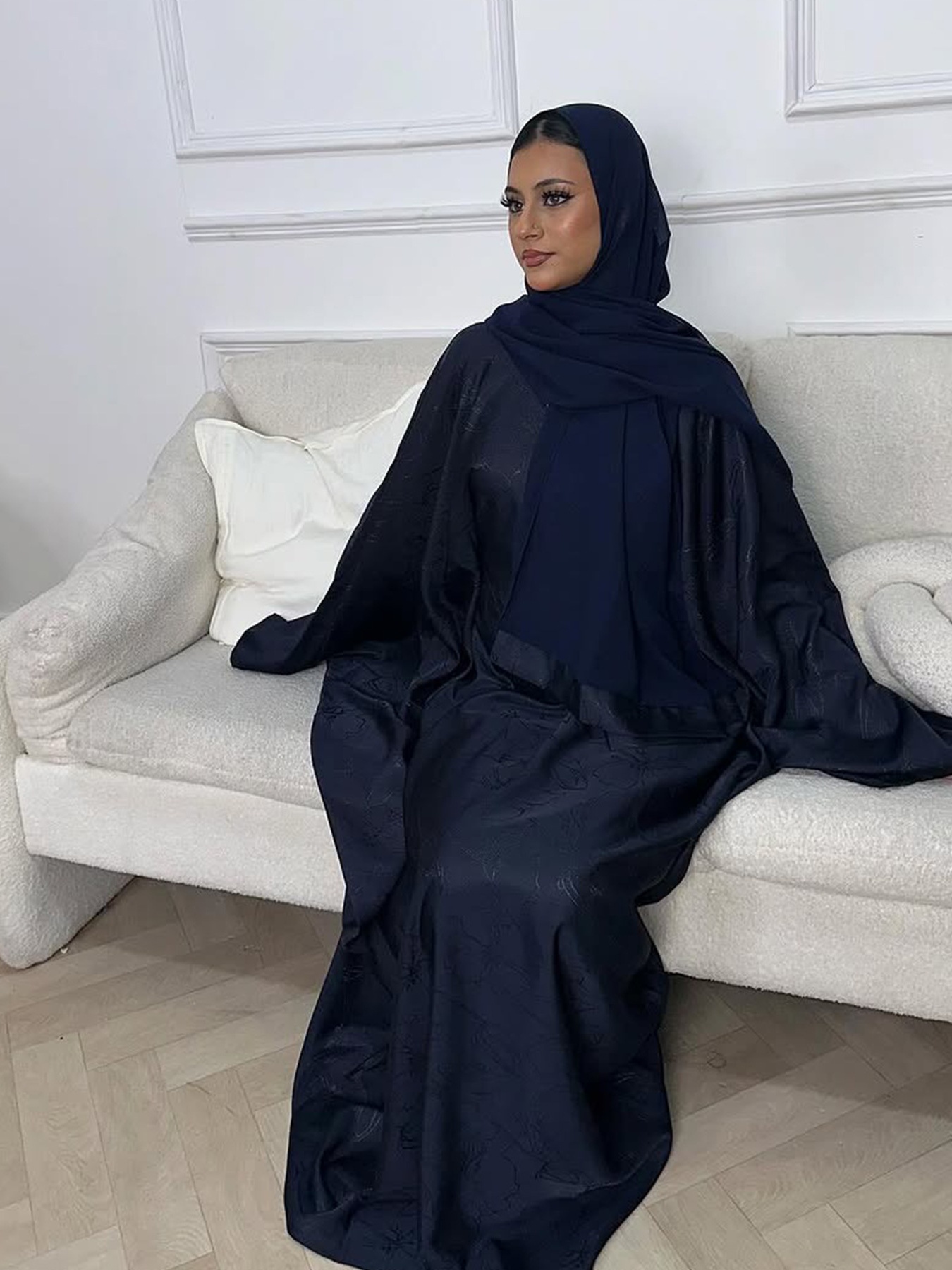 Jacquard Patterns Abaya
