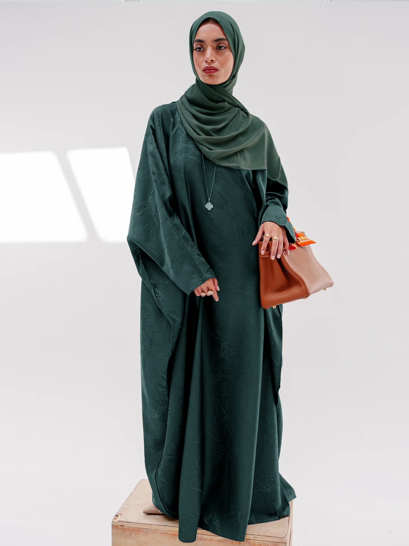 Jacquard Patterns Abaya