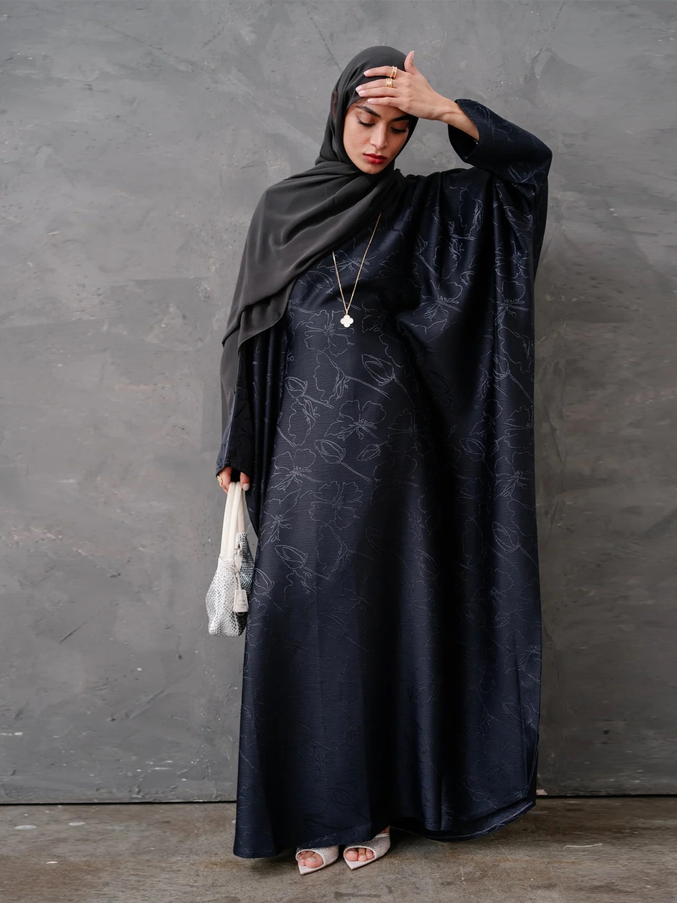 Jacquard Patterns Abaya