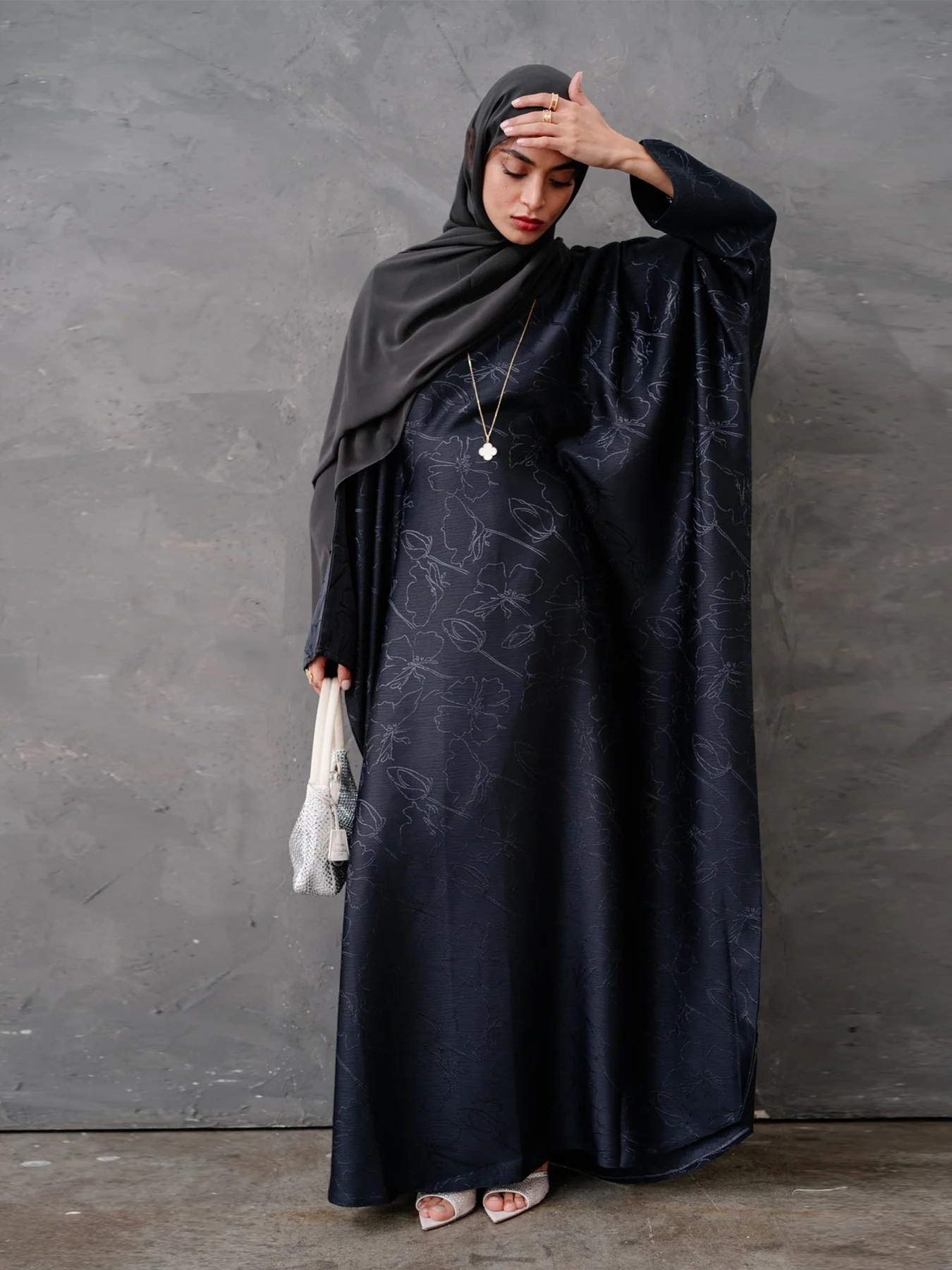 Jacquard Patterns Abaya