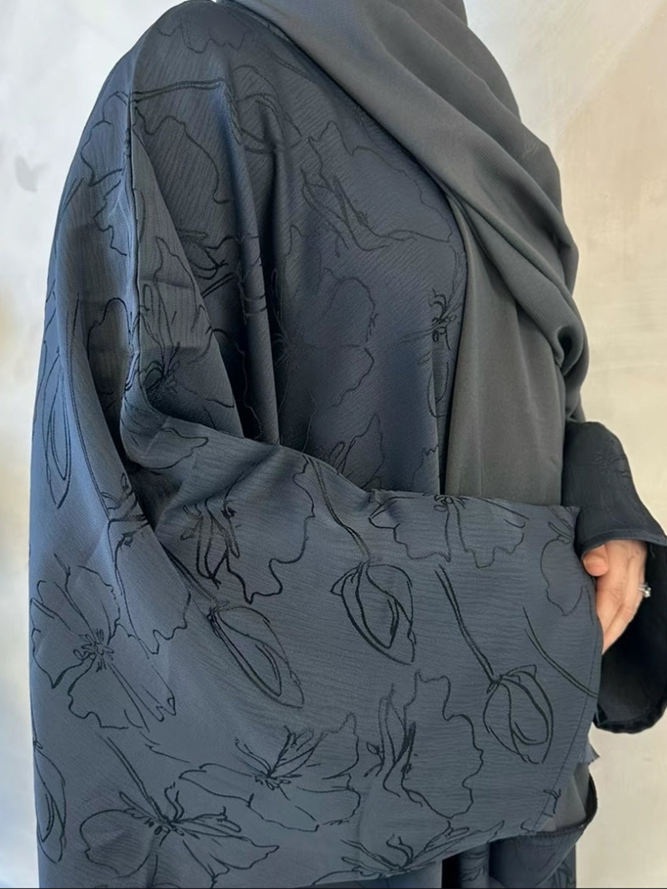 Jacquard Patterns Abaya