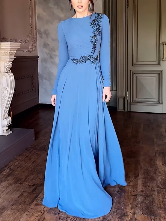 French Court Style Light Luxury  Diamond Temperament Elegant  Dress